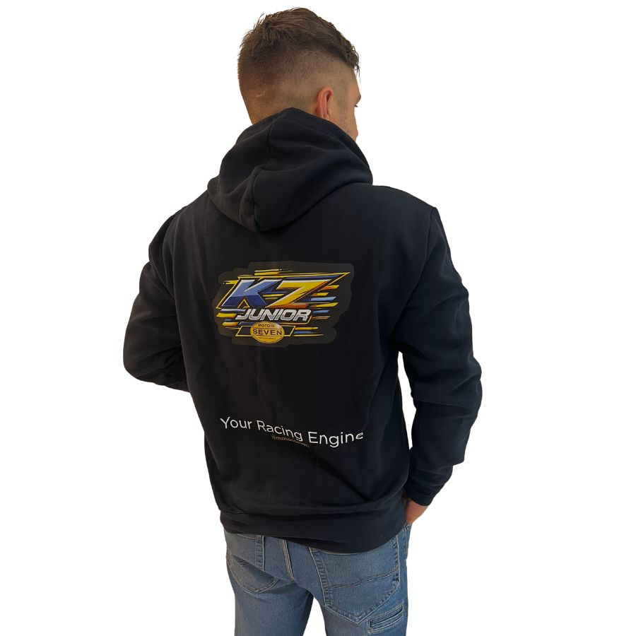NA016 FELPA CON CAPPUCCIO KZ JUNIOR NAVY RETRO.webp