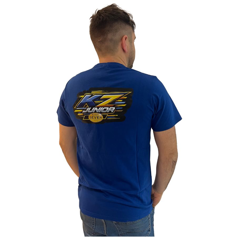 NA001K T-SHIRT MOTORI SEVEN KZJUNIOR ROYAL RETRO.webp