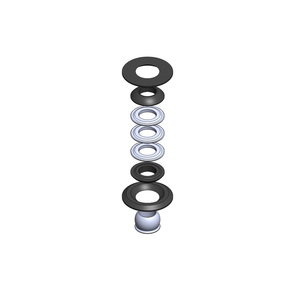 OB117 - SPINDLE SPACER KIT H40 D10
