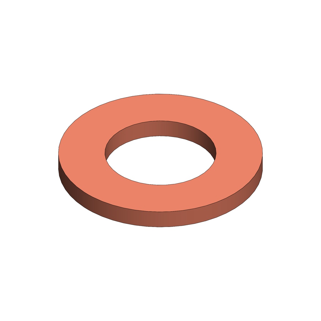 N16 - COPPER WASHER L8 FOR HEAD BOLTS 6-12-1