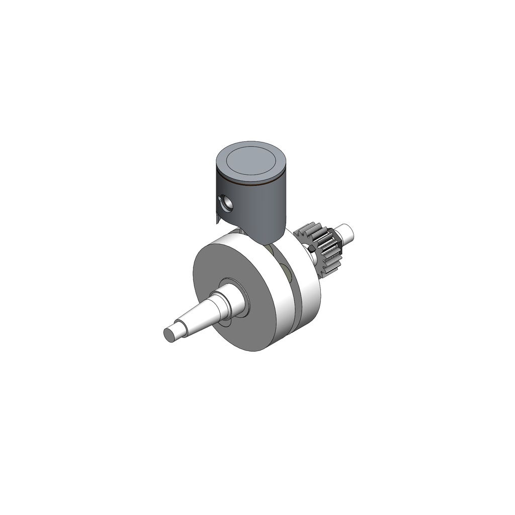 AMCPCL9 - COMPLETE CRANKSHAFT WITH PISTON