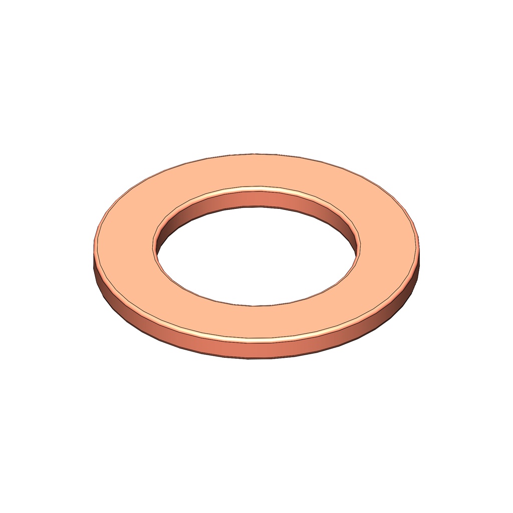 N16A - COPPER WASHER FOR CYLINDER HEAD BOLTS 8-11-1