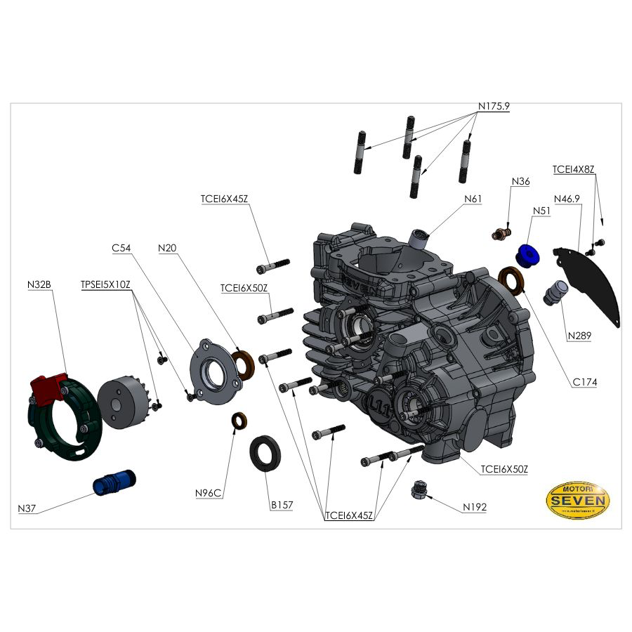 CML11C - CARTER MOTORE L11 COMPLETO 