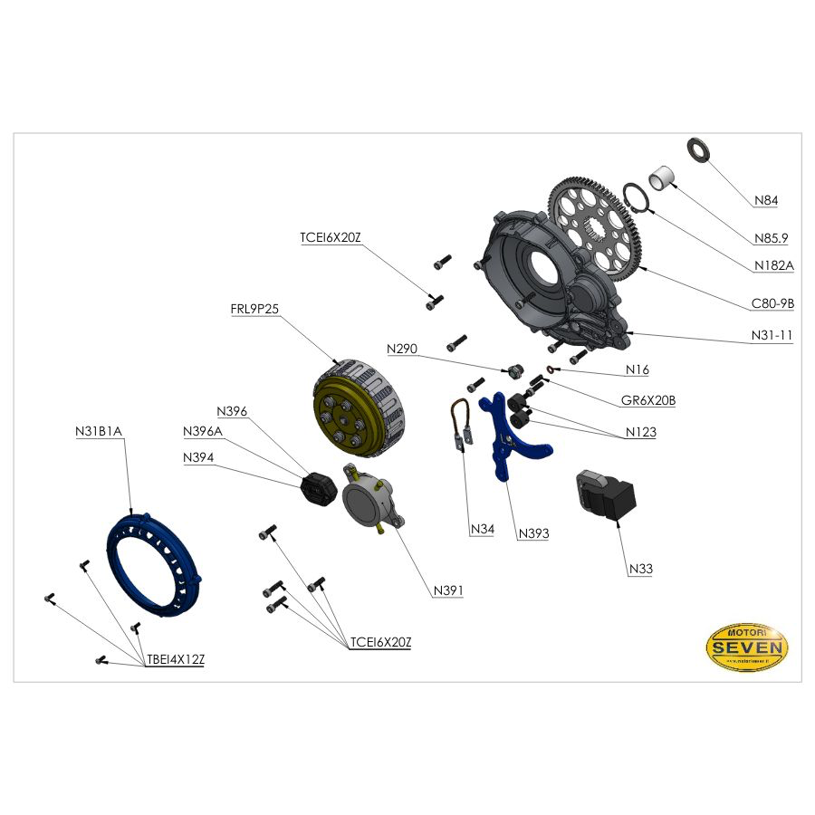 CFCL11 - CARTER FRIZIONE L11 COMPLETO  