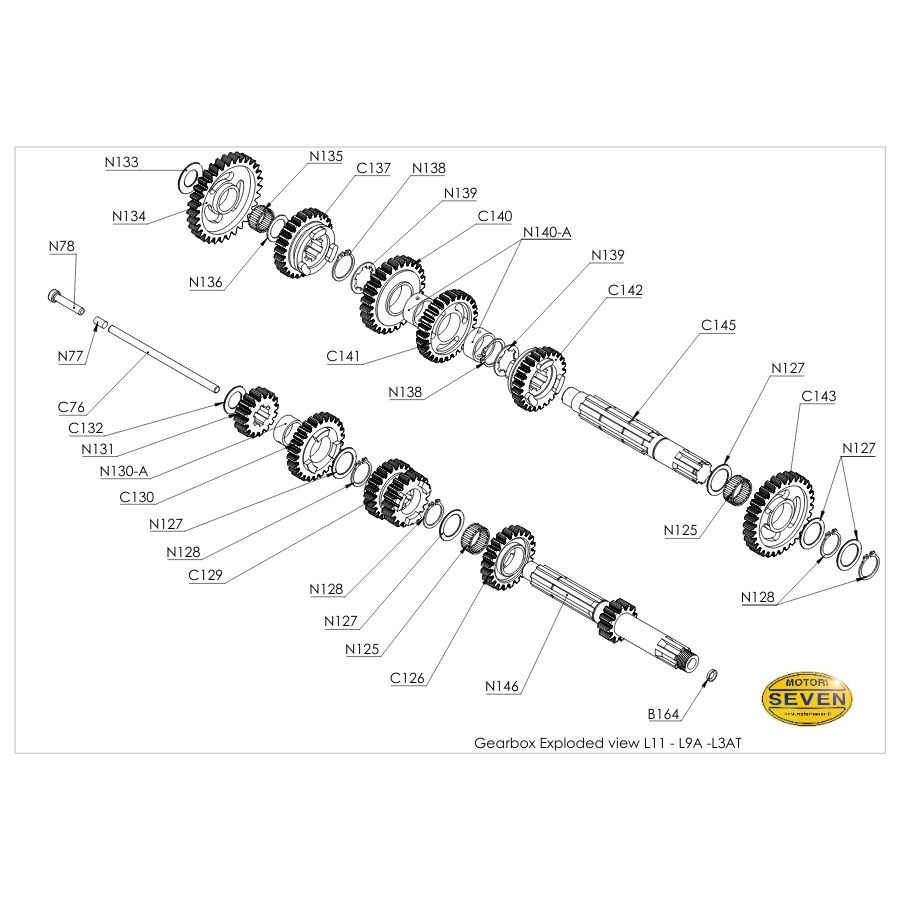 GCCL11 - GEARBOX ASSEMBLY L11 COMPLETE
