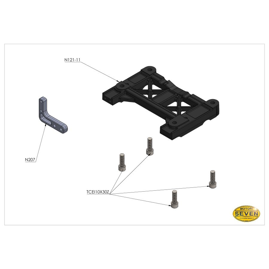 SMCL11 - SUPPORT MOTEUR COMPLET L11