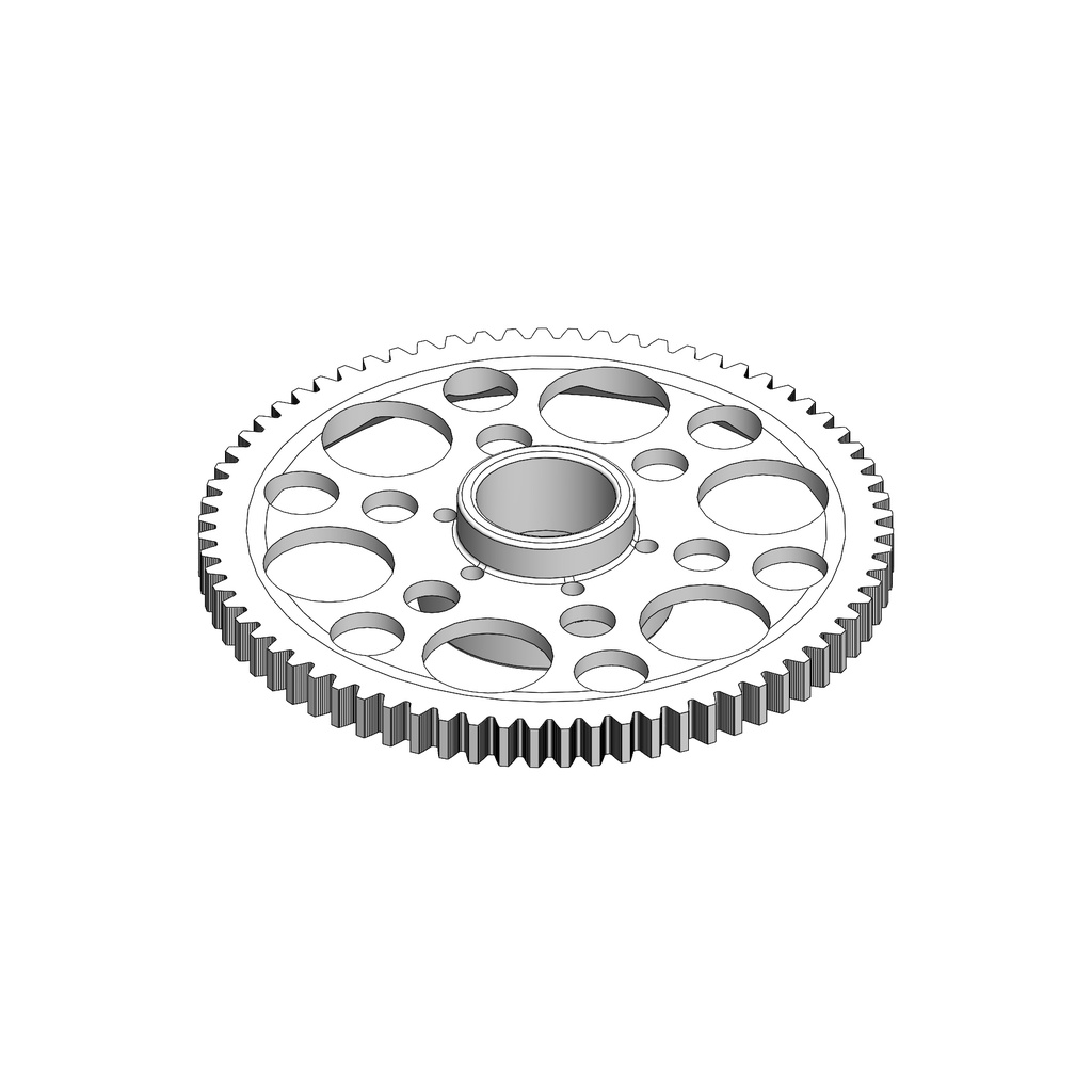 C80-9C - COPPIA PRIMARIA L9-Z71 AVVITATA / PRIMARY GEARSET L9-Z71 SCREWED