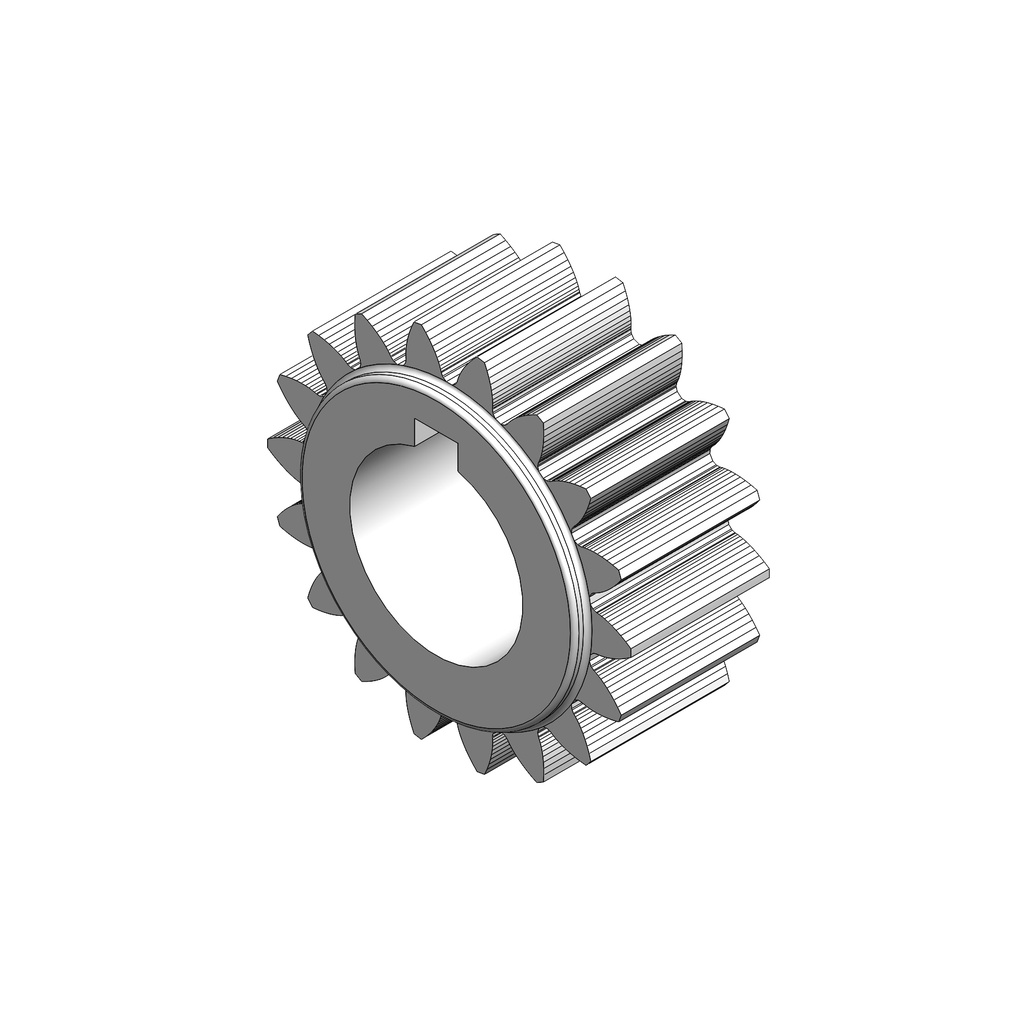 N81-8 - INGRANAGGIO COPPIA PRIMARIA - Z18 / Z18 PRIMARY PAIR GEAR