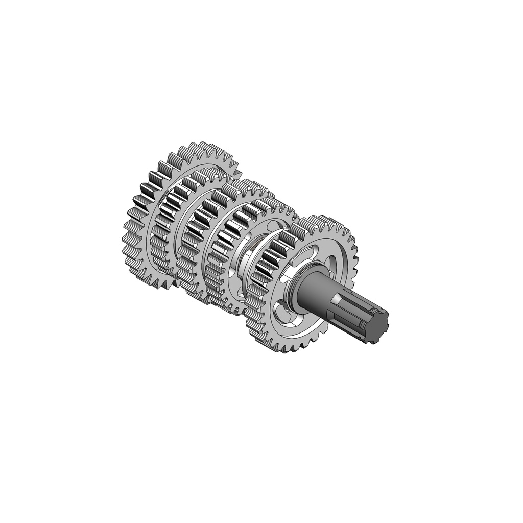 ASL9C - COMPLETE SECONDARY SHAFT