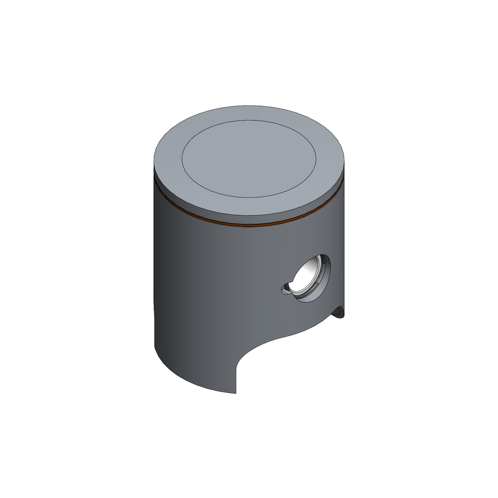 N27BIS.D - PISTON COMPLET COMP. 29 – PLAT AVEC BANDE SEGMENT 0,8 LIGHT (53.93)