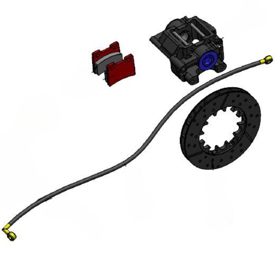 OB311 - REAR BRAKE ASSEMBLY