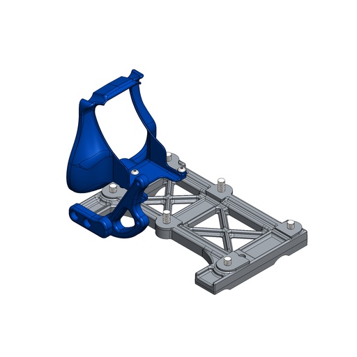 SMCL9 - STAFFA MOTORE COMPLETA L9 / COMPLETE ENGINE BRACKET L9