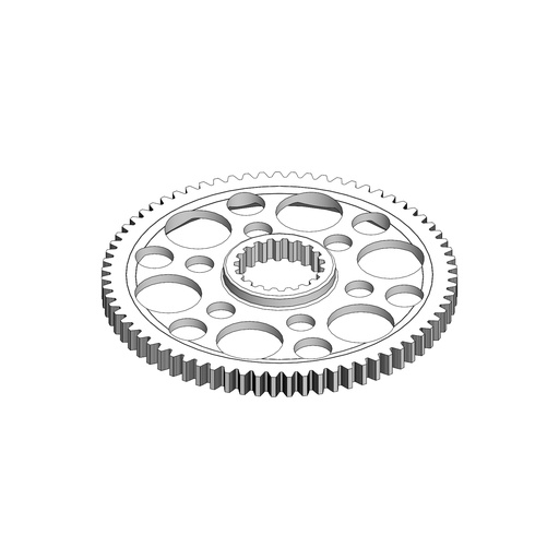 C80-9B - COPPIA PRIMARIO L9-Z71 PARASTRAPPI / PRIMARY GEARSET L9-Z71 WITH DAMPER
