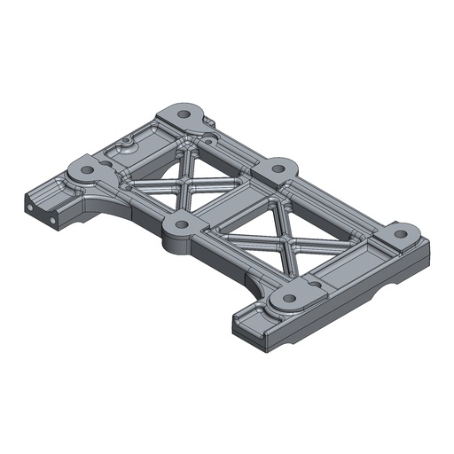 N121-9 - STAFFA MOTORE IN ALLUMINIO L9 / L9 ALUMINUM ENGINE BRACKET