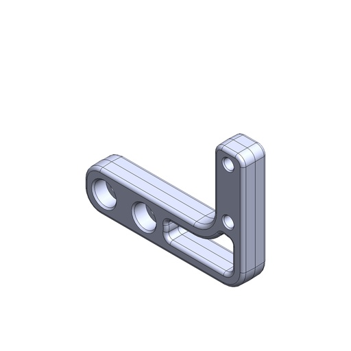 N207 - STAFFA PER UNIBALL CAMBIO AL VOLANTE SEVEN L3 L9 / BRACKET FOR UNIBALL STEERING WHEEL GEARSHIFT SEVEN L3 L9
