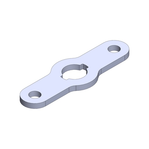 N218A - LAMIERINO CAMBIO AL VOLANTE FORO 12MM