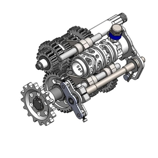 GCCL8 - GRUPPO CAMBIO COMPLETO L8 / COMPLETE GEARBOX ASSEMBLY L8
