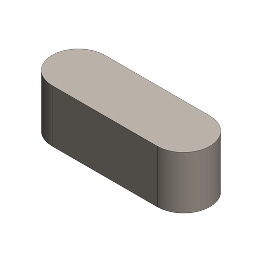 N196 - CHIAVETTA ALBERO MOTORE L8 / CRANKSHAFT KEY