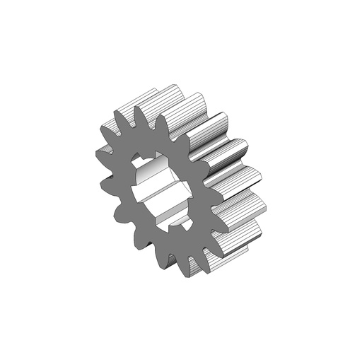 N131-8 - INGRANAGGIO 2° MARCIA PRIMARIO - Z16 / Z16 PRIMARY 2ND GEAR