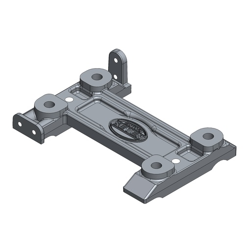 N121-8 - STAFFA MOTORE  IN ALLUMINIO L8  