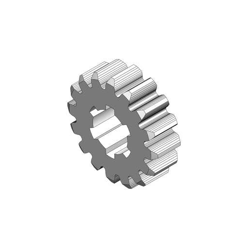 N131 - INGRANAGGIO 2° MARCIA PRIMARIO Z16 / 2ND GEAR PRIMARY SHAFT GEAR Z16
